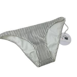 NEW! Tori Praver Ribbed Classic Bikini Bottoms Swim Beach Resort - S